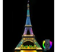 VONADO LED Light Kit Compatible with Lego Eiffel Tower Set 10307, Remote Control DIY Building Lighting Compatible with Lego Architecture 10307 (NOT Model)