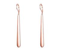VONALA Drop Dangle Earrings for Women 925 Sterling Silver Rose Gold Plated Leverback Earrings Birthday Jewellery Gifts for Mom/Friends/Family