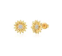 VONALA Sunflower Earrings"You Are My Sunshine"Sterling Silver Sunflower Stud Earrings for Women