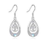 VONALA Tree of Life Earrings 925 Sterling Silver Dangle Celtic Knot Family Tree Drop Earrings Birthday Jewellery Gifts for Women Girls