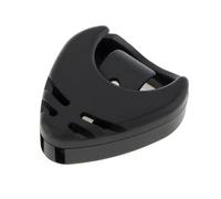 VONCYKI Black Plastic Stick On Guitar Pick Holder For Acoustic Guitars/Bass/Ukulele With Adhesive Back, Convenient Picks Placement(1 PCS)