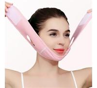 VONCYKI Face Slimming Strap Chin Strap Reduce Double Chin Lift V Face Stickers Anti Bandage For Face Strap Belt Double Chin Face Slimmer(Pink)