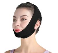 VONCYKI Face Slimming Strap Chin Strap Reduce Double Chin Lift V Face Stickers Anti Bandage For Face Strap Belt Double Chin Face Slimmer(Black)