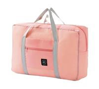 VONCYKI Foldable Large Capacity Travel Bag Portable Storage Bag Lightweight and Multifunctional Folding Waterproof Luggage Bag(Pink,2PCS)