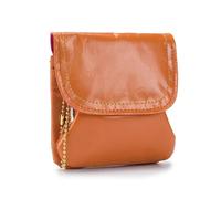 VONCYKI Genuine Leather Coin Wallet Bags Cowhide Small Hand Clutch Purse Card Holder Key Lipstick Earphone Storage Pouch Case for Women(Orange)