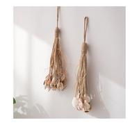 VONCYKI Hanging String Seashells String Seashells Decorative Ocean Shells Mediterranean Style Shell Crafts Decorative Rope Shells(30 conch)