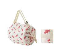VONCYKI Large Capacity Folding Shopping Bag Eco-Friendly Reusable Portable One Shoulder Handbag for Travel Multipurpose Storage Bag(Multiple Carrots,2PCS)