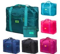 VONCYKI Portable Multi-Function Bag Folding Travel Bags Nylon Waterproof Bag Large Capacity Hand Luggage Business Trip Traveling Bags(Sky Blue,2PCS)