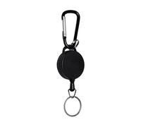 VONCYKI Retractable Metal Wire Keychain Pull Badge Reel ID Lanyard Name Tag Card Badge Holder Reels Recoil Chain Clips Outdoor Key Ring(C)