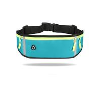 VONCYKI Running Bag Waist Bag Sports Phone Bag Men Women Waterproof Gym Bag Hold Water Cycling Phone Case Running Belt Portable(Blue,2PCS)