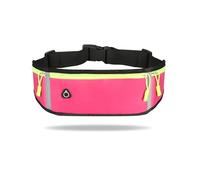 VONCYKI Running Bag Waist Bag Sports Phone Bag Men Women Waterproof Gym Bag Hold Water Cycling Phone Case Running Belt Portable(Pink,2PCS)