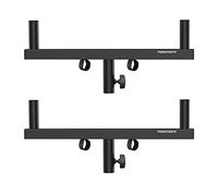 Vondynote Dual Speaker Pole Mount Mounting Fork Bracket Bar Adapter, 2-Pack