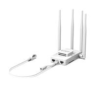 VONETS 5GHz 1800Mbps Gigabit WiFi Bridge Wireless Router Ethernet Repeater RJ45 WiFi Adapter Range Extender 3 Gigabit POE/DC Powered for DVR Robots Industrial PLC IoT Network Devices VAR1800-H