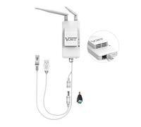 VONETS 5GHz Industrial Mini WLAN Router Bridge Repeater, LAN to WLAN Adapter, Wireless Bridge Converts RJ45 Connection to Wireless, 2 External Antennas, VAP11S-5G with Intelligent Cooling Fan