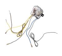 VONGEE 6-Wire Washing Machine Timer 90 Degree Central Hole Distance 68mm Switch Shaft
