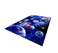 VONGLYHOO 3D Rug Star Planet Pattern,Small Rug Living Room Modern Bedroom Decoration Rug, Gamer Chair Mat (80 x 160 cm)