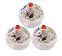 VONGLYHOO 3Pcs Ghost Touch Activated Flashing Balls,Light Up Ball,Motion Light Up Cat Dog Balls,Paranormal Equipment Pet Balls Toy