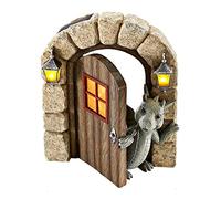 VONGLYHOO Courtyard Dinosaur Sculpture Garden Dinosaur Wall Decor Fairy for Tree Open the Window Dragon Ornament Garden Wall Decorations Decorations Fairy Ornaments Outdoor