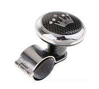 VONGLYHOO Steering Wheel Spinner Electric Handle Knob Belt, Car Steering Wheel Booster, Car Booster Ball With Bearing Electric Handle Knob With Stainless Steel Clip Adjustable Booster