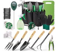 VonHaus 15 Piece Garden Tools Set in Green VonHaus Green