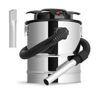 VonHaus 15L Ash Vacuum Cleaner - 1000w Home or Workshop Hoover - Industrial Vacuum Cleaner - Ash Dust Collector w/ 1.25m Hose for Fireplaces, Grills, BBQ’s, Fire Pits, Stoves, Log Burners & Chimineas