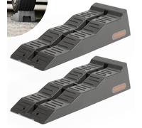 VonHaus 2.5 Tonne Capacity Heavy Duty Caravan Levelling Ramp Set in Grey VonHaus Grey