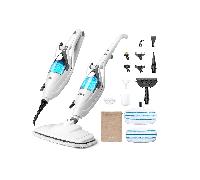 VonHaus 10-in-1 Steam Mop - 1500W Floor Steamer & Handheld Steam Cleaner, Multi-Surface Chemical-Free Cleaning Electric Mop, 3 Steam Levels, 180° Swivel Head, 7m Power Cord, 400ml Tank & Attachments