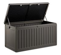 VonHaus 270L Plastic Garden Storage Box - Grey