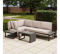 VonHaus 3 in 1 Modular Design Garden Furniture Set in Grey VonHaus Grey