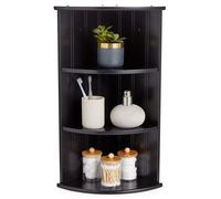 Shrewsbury Black Corner Shelf
