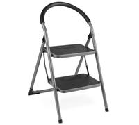 VonHaus 4 Step Ladder - Anti Slip Feet, Foldable, Easy to Store Step Ladder, 150KG Max Capacity - Premium Quality Ladder for DIY and Gardening Projects - Durable Steel