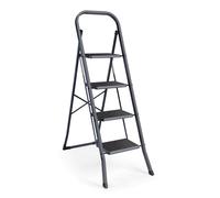 VonHaus 4 Step Folding Ladder with 150KG Max Capacity