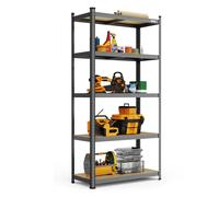 VonHaus 5 Tier Garage Shelving Unit in Dark Grey VonHaus Dark Grey