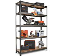 VonHaus 5 Tier Garage Shelving Unit in Grey VonHaus Grey