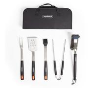5-Piece BBQ Tools Set with Storage Case - VonHaus Barbecue Accessories Kit