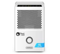 VonHaus 6L/Day 1.1L Water Tank Dehumidifier in White VonHaus White