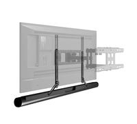 VonHaus Sound Bar Bracket, Adjustable Universal Sound Bar Mount for Above or Below TV, Easy to Install, Sturdy & Compatible with Sonos Arc, LG & Most Soundbars with Mounting Holes, Max Capacity 15kg