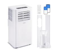 VonHaus Air Conditioning Unit 12000 BTU - WiFi, Smart Portable Air Conditioner Enabled with Alexa/Google Home, Window Venting Kit, Remote Control, 4 Modes, 3 Speeds, 24hr Timer, Wheels, Carry Handle