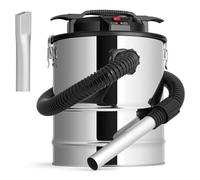 VonHaus 15L Ash Vacuum Cleaner - 1000w Home or Workshop Hoover - Industrial Vacuum Cleaner - Ash Dust Collector w/ 1.25m Hose for Fireplaces, Grills, BBQ’s, Fire Pits, Stoves, Log Burners & Chimineas