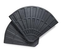 Vonhaus Banana Parasol Base 2 Pack, Umbrella Stand, 2 Sets Required To Weight A Banana Parasol Evenly, 12.5Kg Per Weight Segment