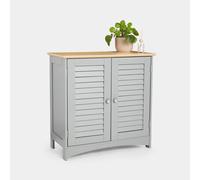 VonHaus Freestanding Bathroom Storage Cabinet in Grey VonHaus Grey