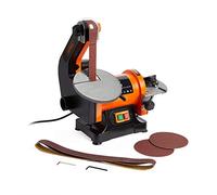VonHaus Belt and Disc Sander - 25 x 760mm Belt / 125mm Disc Sander - Adjustable Sanding Table Changeable Sanding Discs Belts