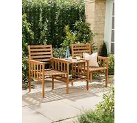 2 Seater Wooden Loveseat