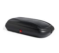 VonHaus Car Roof Box - Hard Rooftop Carrier Storage for Camping, Tents, Bags, Luggage - 320L Capacity Roofbox, Weather Resistant, Carbon Fibre Effect Finish, Central Locking System, Fits Most Cars