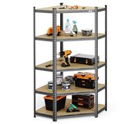 VonHaus 5 Tier Steel Corner Racking Shelving Unit