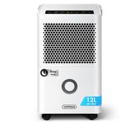 VonHaus Dehumidifier 12L/Day, 1.5L Water Tank - Moisture Extraction Machine For Damp, Condensation, Laundry/Clothes Drying, Prevents Mould & Smells - For Home, Bedroom, Utility Room & More