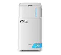 Vonhaus 12L/day Dehumidifier, 24 Hr Timer, Continuous Drainage, For Damp/condensation, Laundry Drying, Mould/smell Control