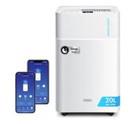 Vonhaus Dehumidifier 20L/day, 4.5L Water Tank, Wifi, For Damp, Condensation, Laundry & Clothes Drying, Prevents Mould & Smells