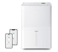 VonHaus Dehumidifier 30L/Day, 5.3L Water Tank - WiFi/Smart Moisture Extraction Machine For Damp, Condensation, Laundry/Clothes Drying, Prevents Mould & Smells - For Home, Bedroom, Utility Room & More