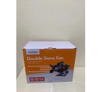 VonHaus Double Stove Fan Works On Convection No Power Required Airflow 200CFM
